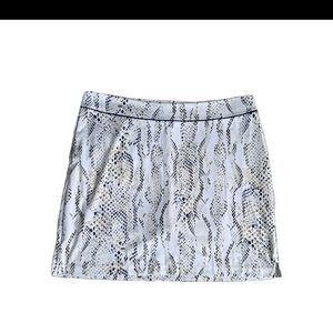 Greg Norman Golf Skirt Womens Large Fun Neutral Print Pockets And Stretch